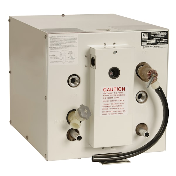 Whale Marine 6 Gal Hot Water Heater w/Front Heat Exchager-White Epoxy-120V-1500W F600W - main